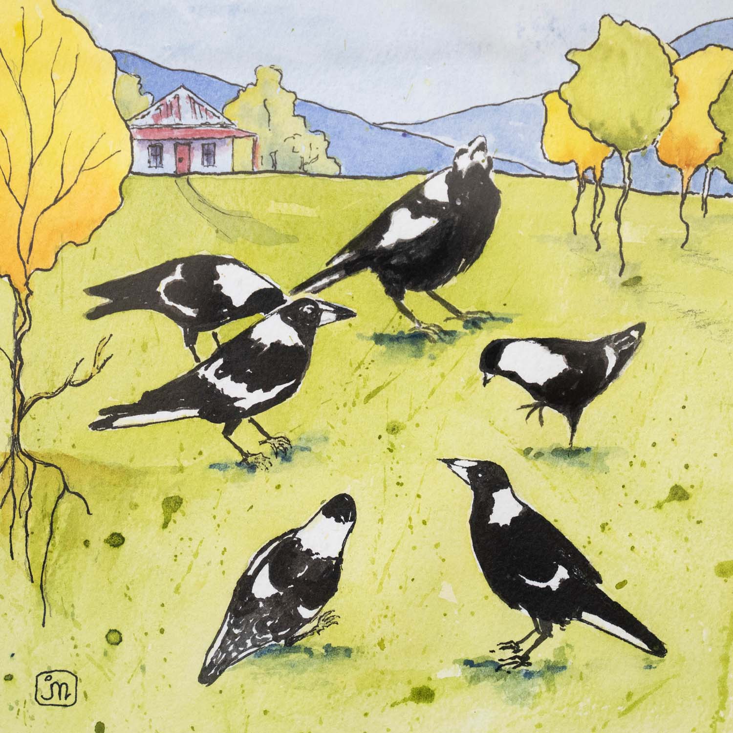 painting-gifts-mudgee-magpies